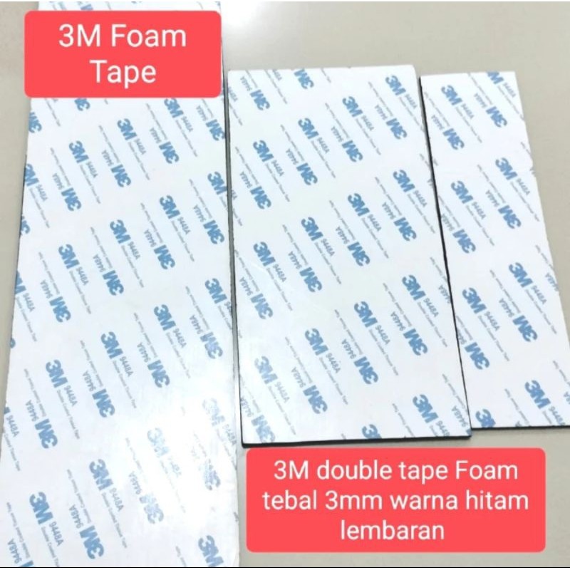 Double tape foam tebal 3MM