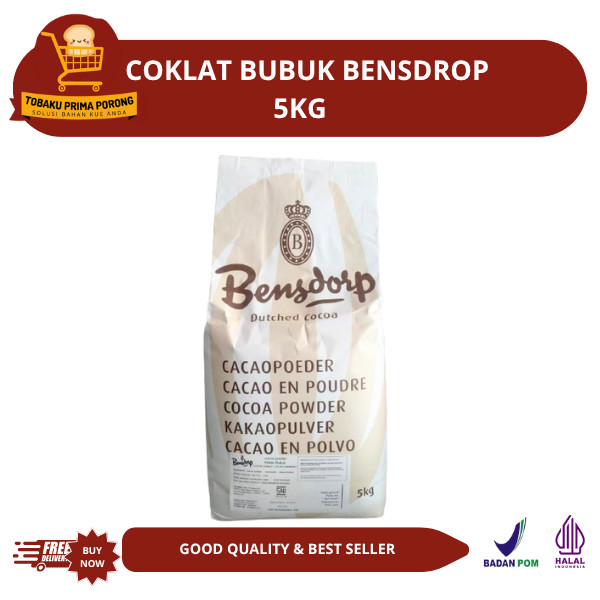 

Coklat bubuk BENSDORP 5KG / PURE COCOA POWDER BENSDROP 5 KG