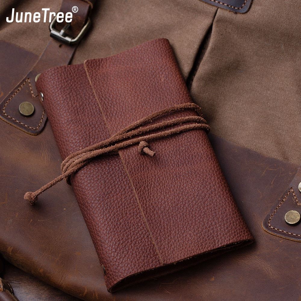 

100% Genuine Leather Notebook Planner Book Cover Korea stationery leather notepad diary Original Journal Drawing Sketchbook
