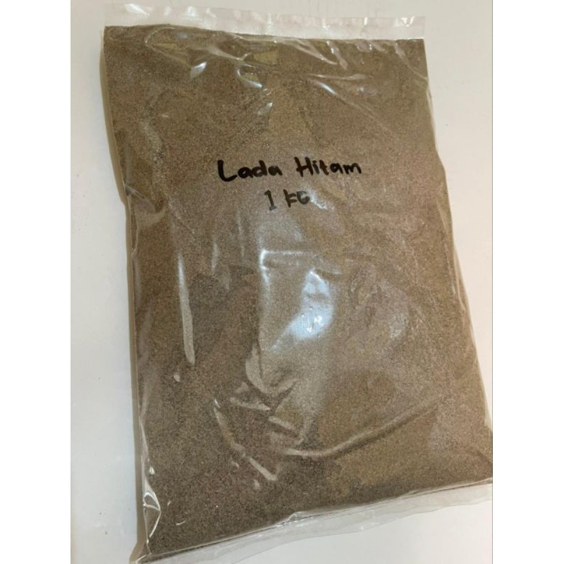 

Terlaris LADA HITAM BUBUK/BLACK PEPPER POWDER 1KG