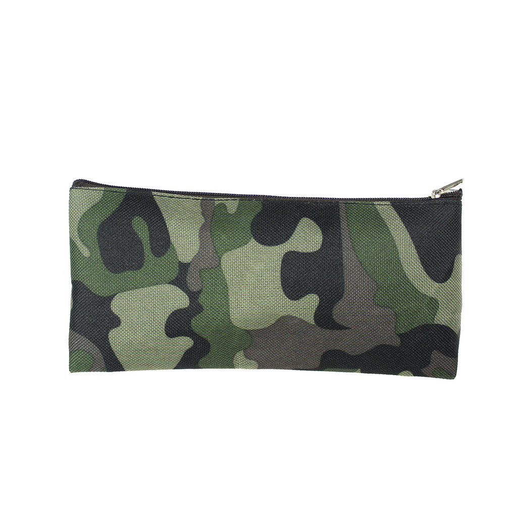 

Camouflage Pencil Case Pencil Bag for Boys and Girls School Supplies Cosmetic Makeup Bags Zipper Pouch Purse 4 Colors