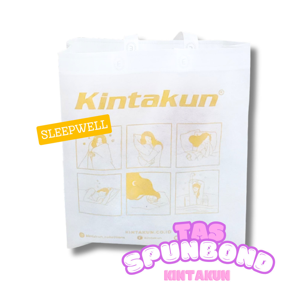 

Tas Spunbond Tali Kintakun ukuran Besar 40x35x10 cm - SLEEPWELL