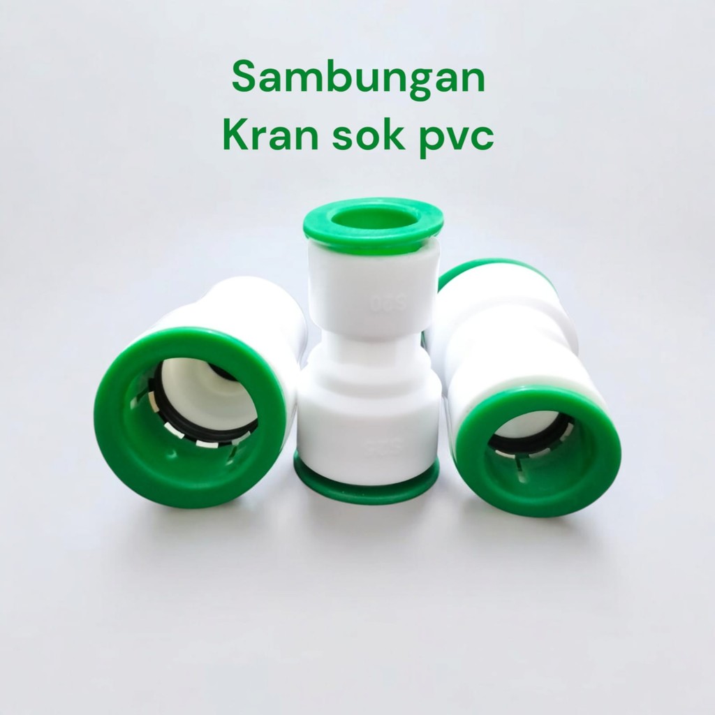 Socket Sambungan Pipa Paralon, Sambungan Kran, Sok Pipa, Socket Pipa, Sambungan Keran