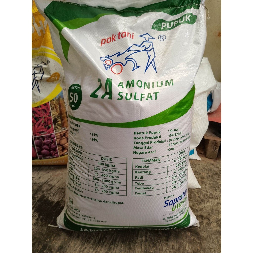 Pupuk ZA Pak Tani Kemasan 1 kg