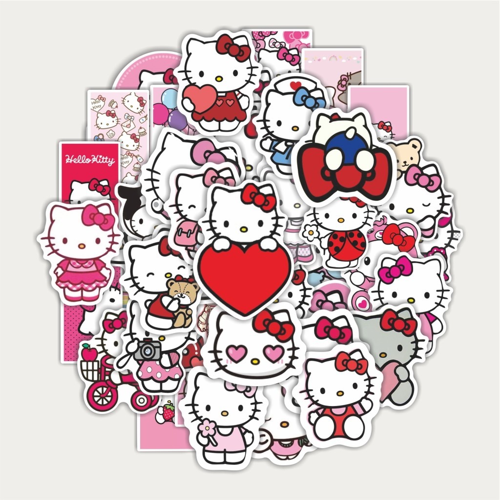 

Sticker Pack Stiker Kartun Hello Kitty | Sticker TUMBLR | Stiker LAPTOP KOPER HELM