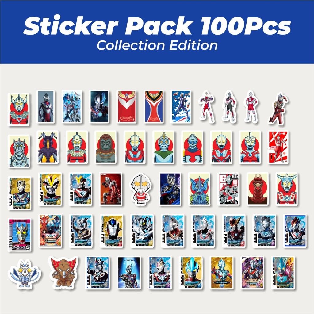 

Hot Stiker Kartun Ultraman Lucu Anti Air Stikers Berperekat Waterproof Sticker Decal Buat Motor Helm Buku Journal Koper Casing HP Laptop Botol Minum
