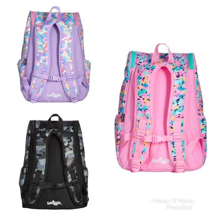 Terlaris  -SMIGGLE ILLUSION ACCESS BACKPACK - TAS SMIGGLE ORIGINAL - MOTIF D