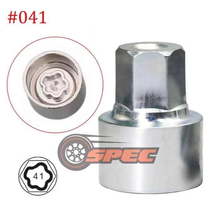 [termurah] kunci adaptor buka pasang baut safety roda BMW - 41