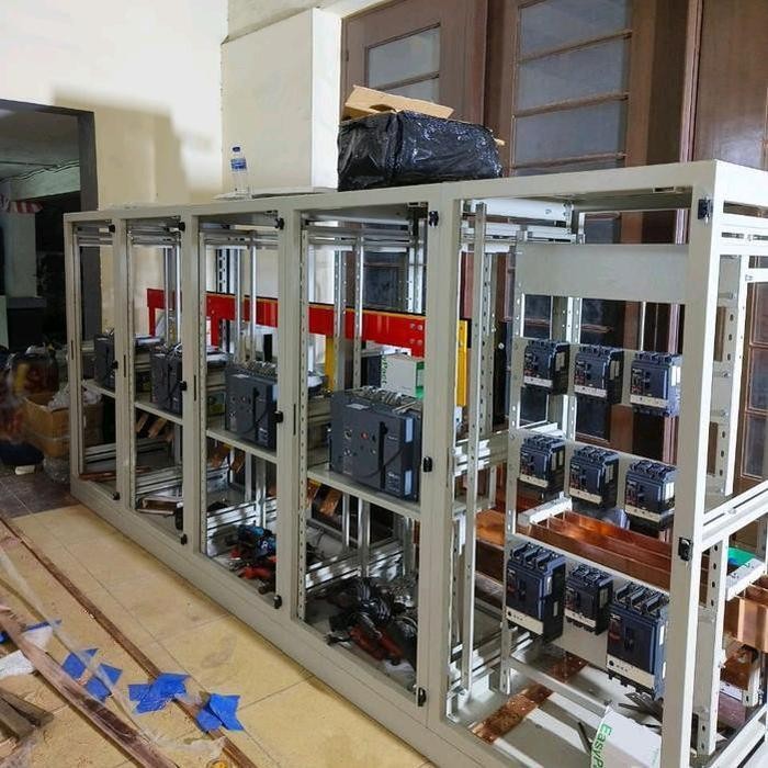 Panel ATS AMF Sincron 2 genset LVMDP dan Capasitor Bank