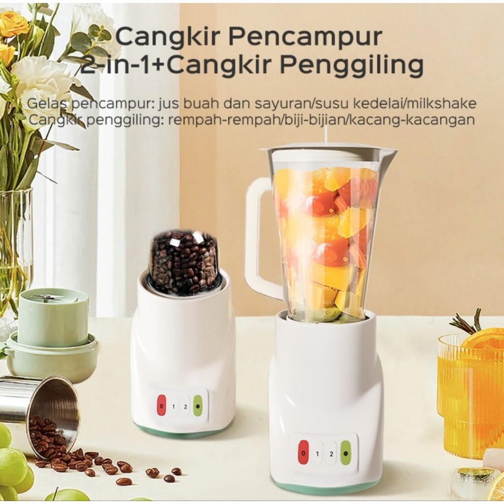 Blender chopper 2 in 1 kapasitas 1 liter