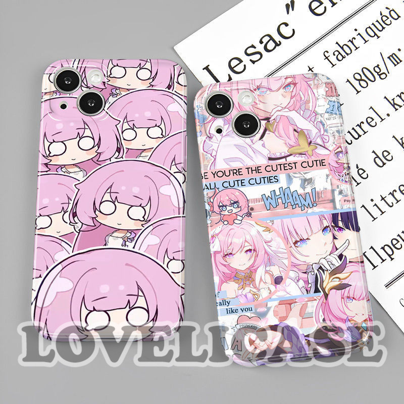 Honkai Impact 3 Phone case Film case Pink Fairy Elysia Fan fiction Games related Collectibles Applic