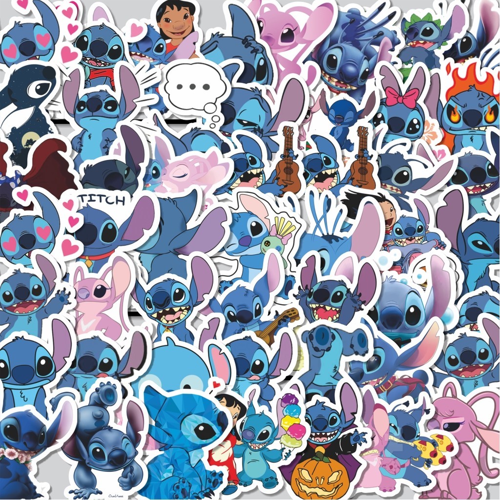 

Stiker Cutting Pack Stiker Kartun Lilo & Stitch Isi 100Pcs Series Aesthetic Lucu Keren Untuk Koper Bahan Vynil