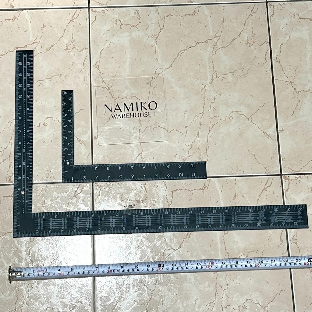 

ATS Penggaris siku tukang L jumbo 20 x 30 40 x 60 cm NAMIKO WAREHOUSE