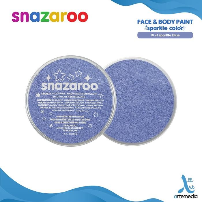 

Snazaroo Face Body Paint 18ml Sparkle Color - SPARKLE BLUE