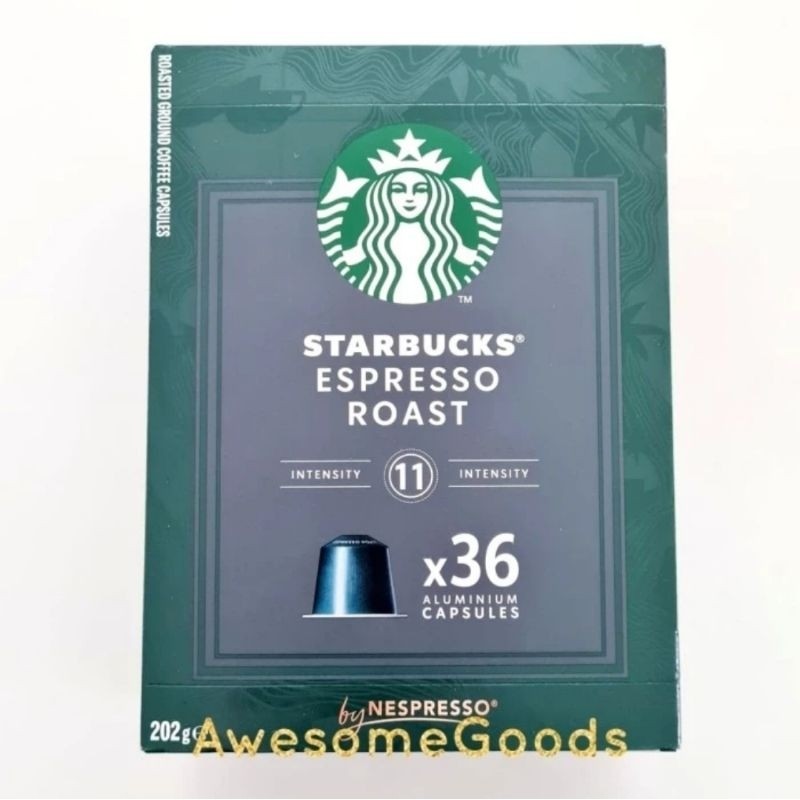 

Ready Starbucks Espresso Roast Coffee by Nespresso 36 Capsules