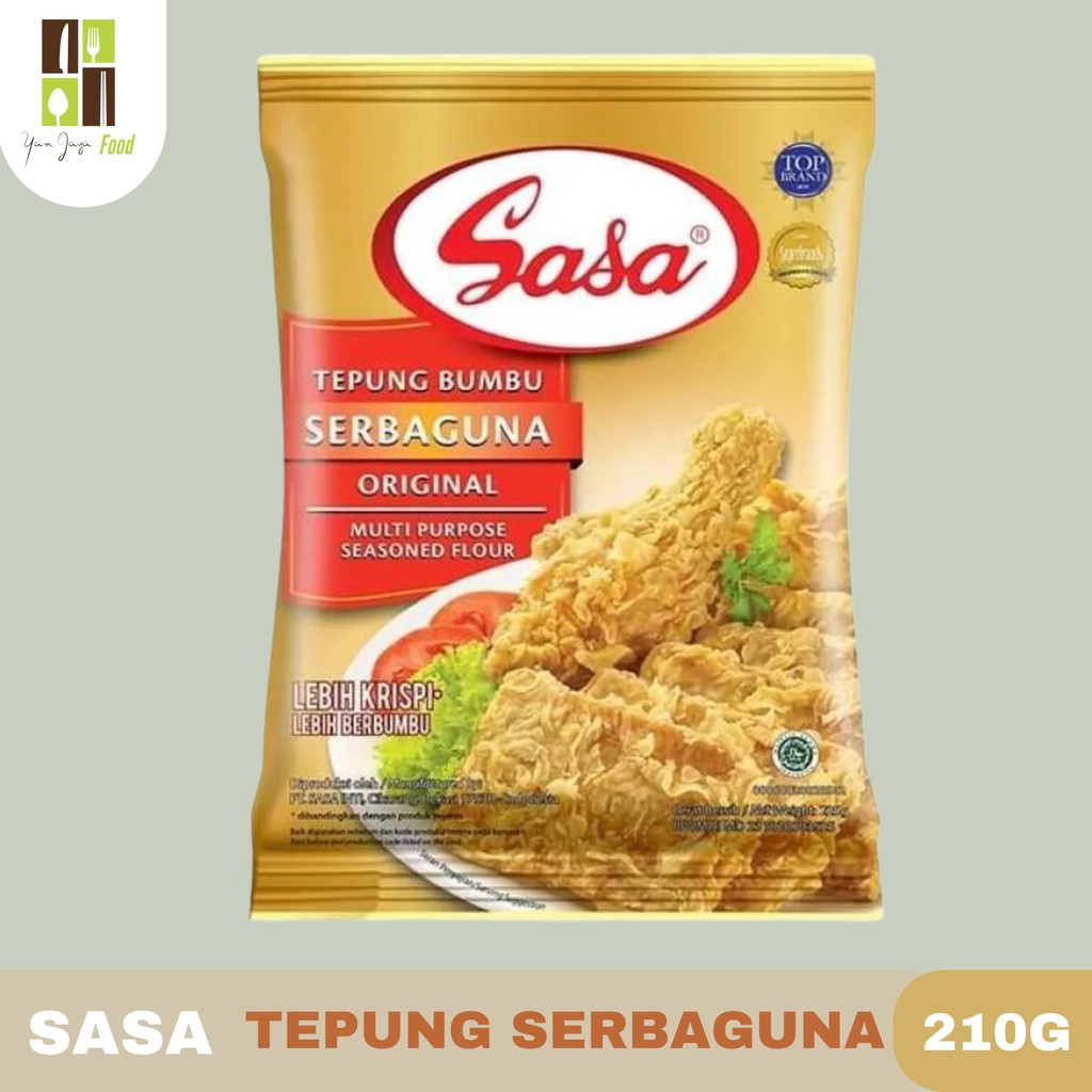 

Sasa Tepung Bumbu Serbaguna 210g / Tepung Bumbu Instan / Tepung Krispi / Tepung Serbaguna