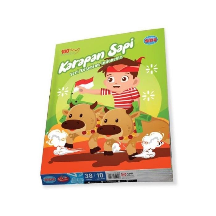 

BUKU TULIS SIDU 38 LEMBAR MURAH / BUKU SIDU 38 - Isi 5 buku