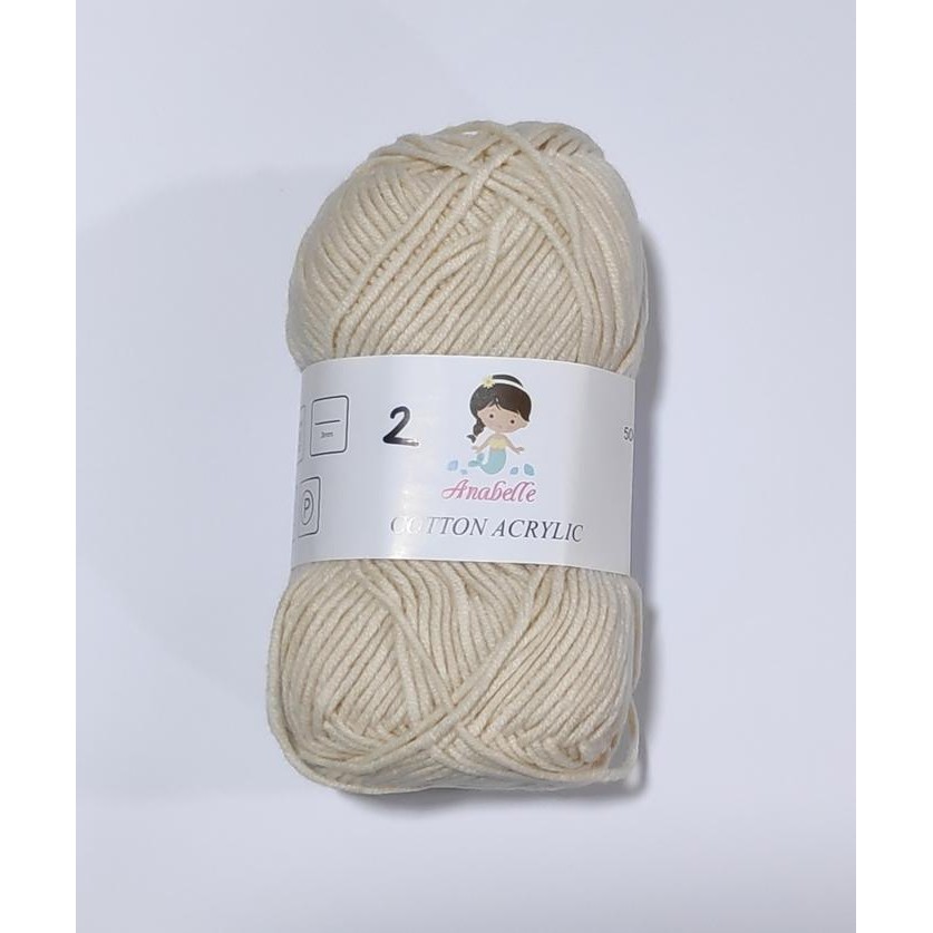 Benang Rajut Import Anabelle Cotton Acrylic 4ply - 2