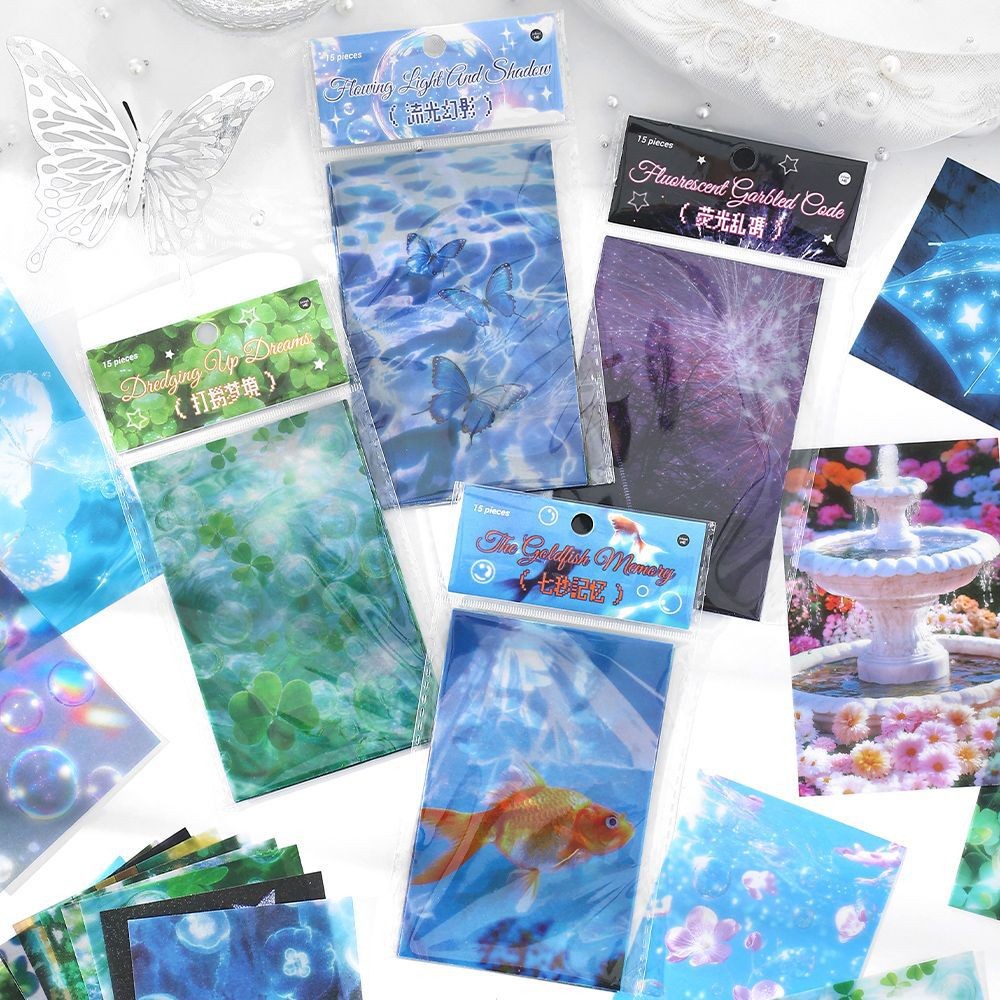 

[HARU] Daytime Mirage Series Deco Paper Memopad Lucu Notepaper Kertas Memo Journal Kit