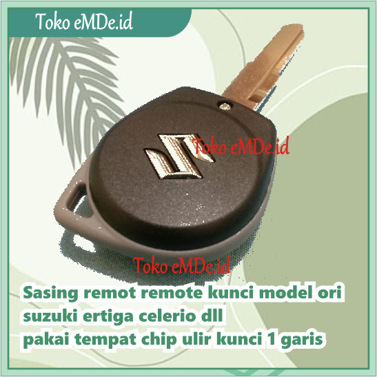 casing remot remote kunci model ori suzuki ertiga celerio dll pakai tempat chip ulir kunci 1 garisCO