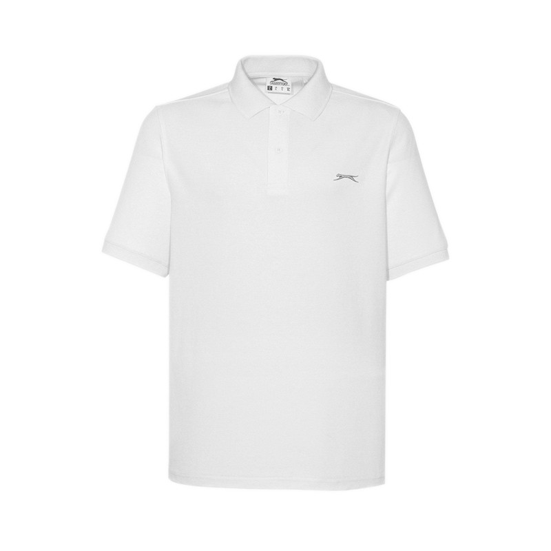 Slazenger Men's Leisure Short Sleeve Polo Shirts - White