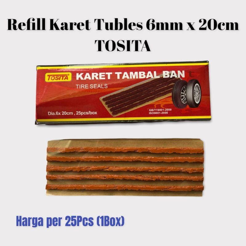 TOSITA Karet Tubles Ban / Cacing Ban Tubles / Refill Ban Tubles