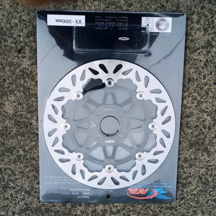 piringan cakram depan pnp RX king ukuran 300mm full cnc psm PNP RX-King Rxking new - cnc black 300mm