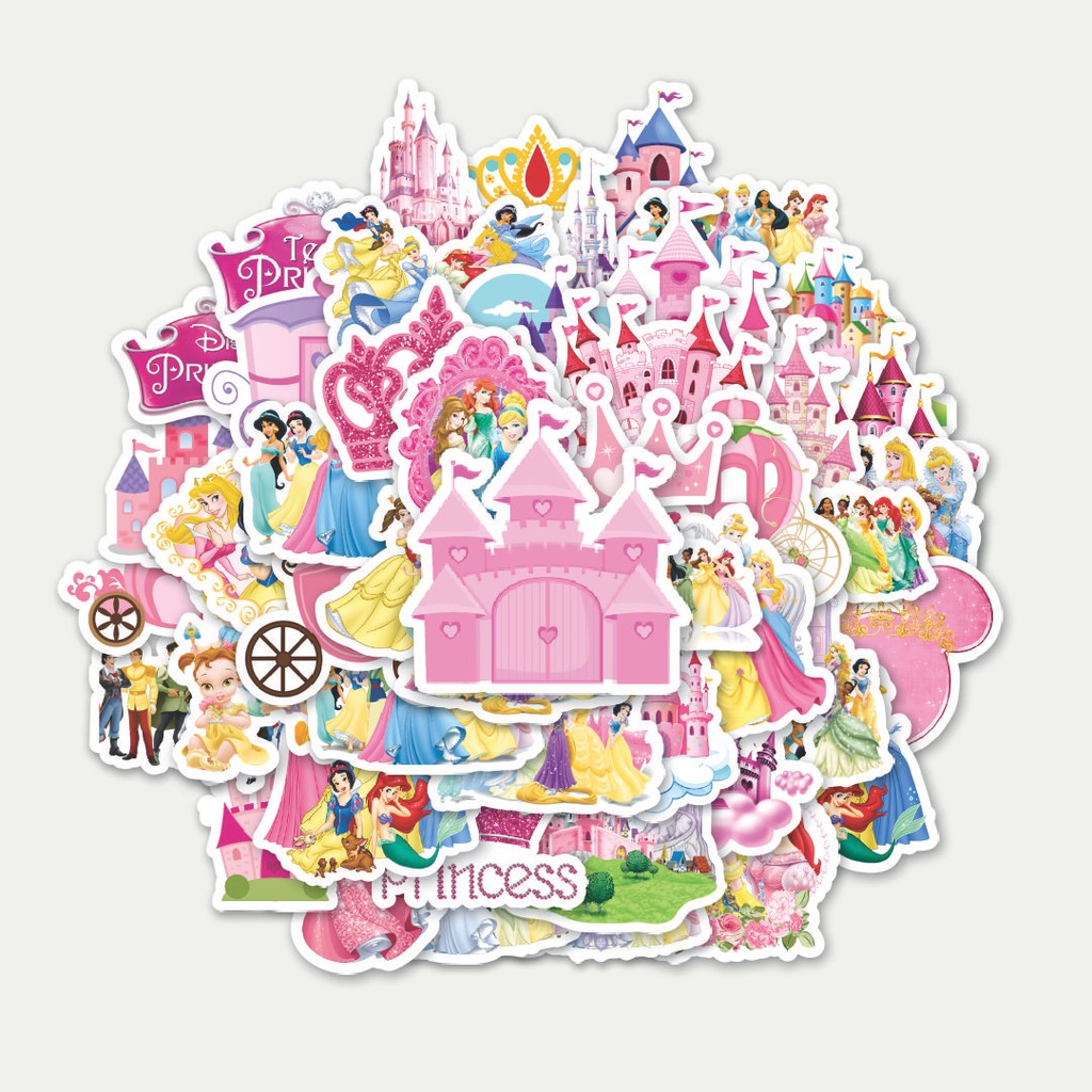 

Sticker Pack Stiker Disney Princess Series 3 | Sticker TUMBLR | Stiker LAPTOP KOPER HELM