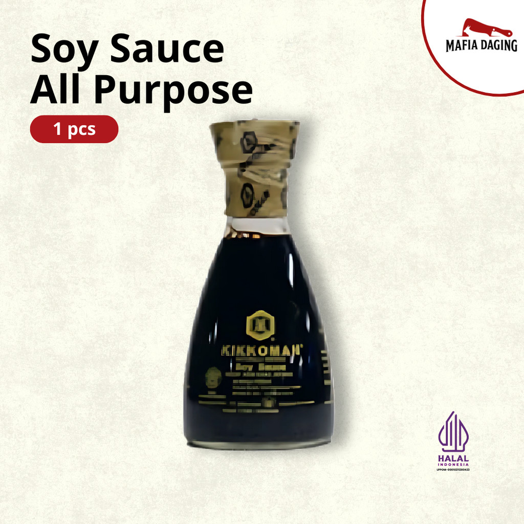 

[Mafia Daging] PROMO!!! Kikkoman All Purpose Soy Sauce Shoyu- Kecap Asin Halal 150 ml