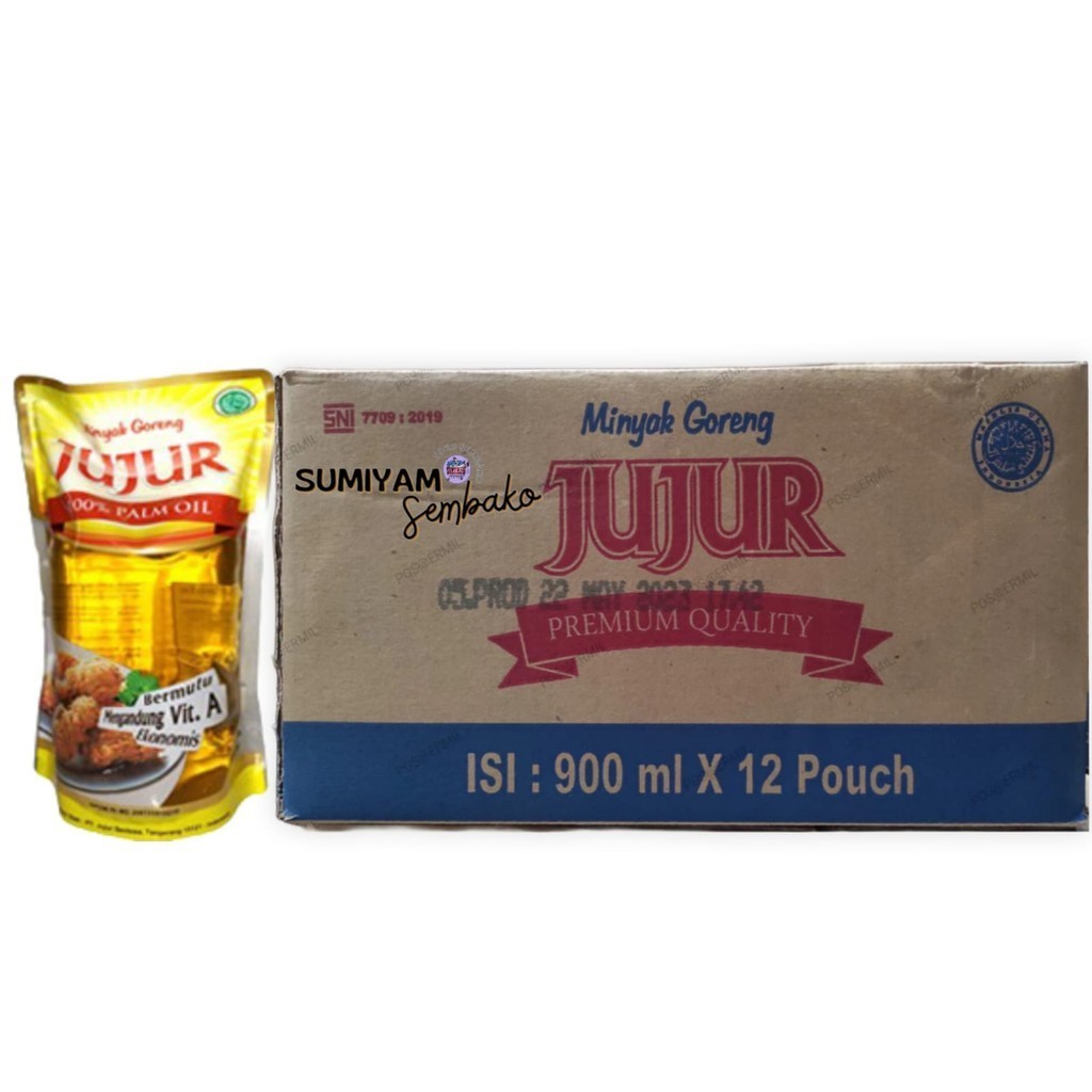 

Minyak Goreng Jujur 1 Dus Termurah Promo 900ml / Minyak Goreng Jujur 900ml / Jujur Minyak Goreng 1 Dus 900ml