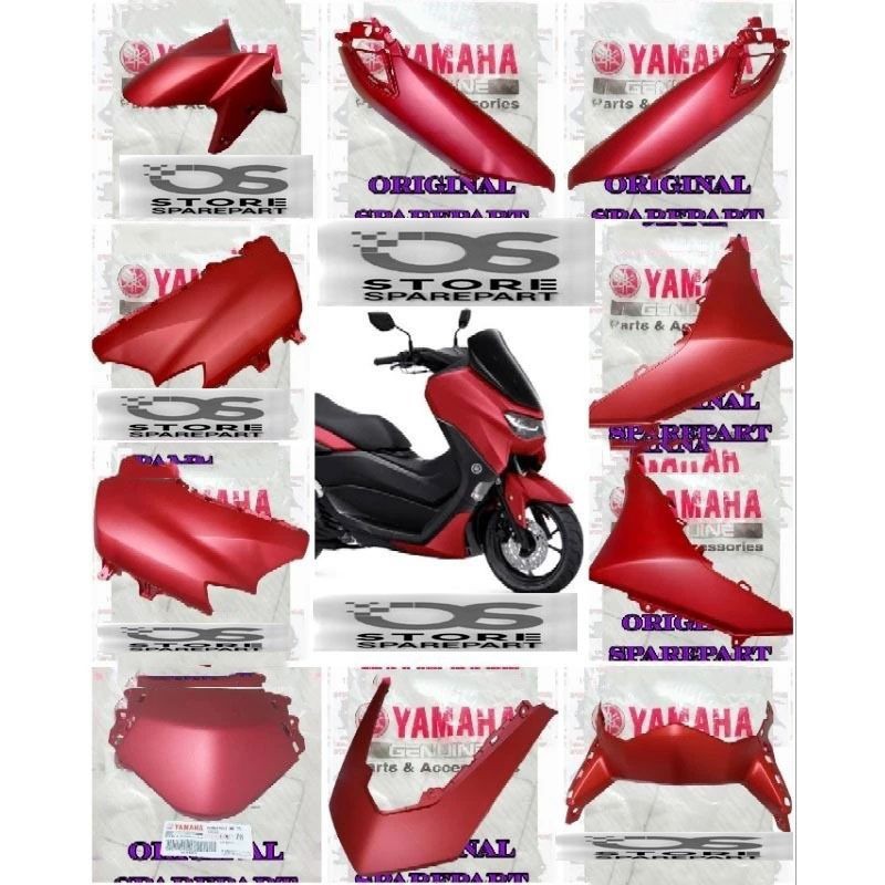 BODY BODI HALUS NEW NMAX NMAX MERAH DOFF 2020-2024 ORIGINAL YAMAHA