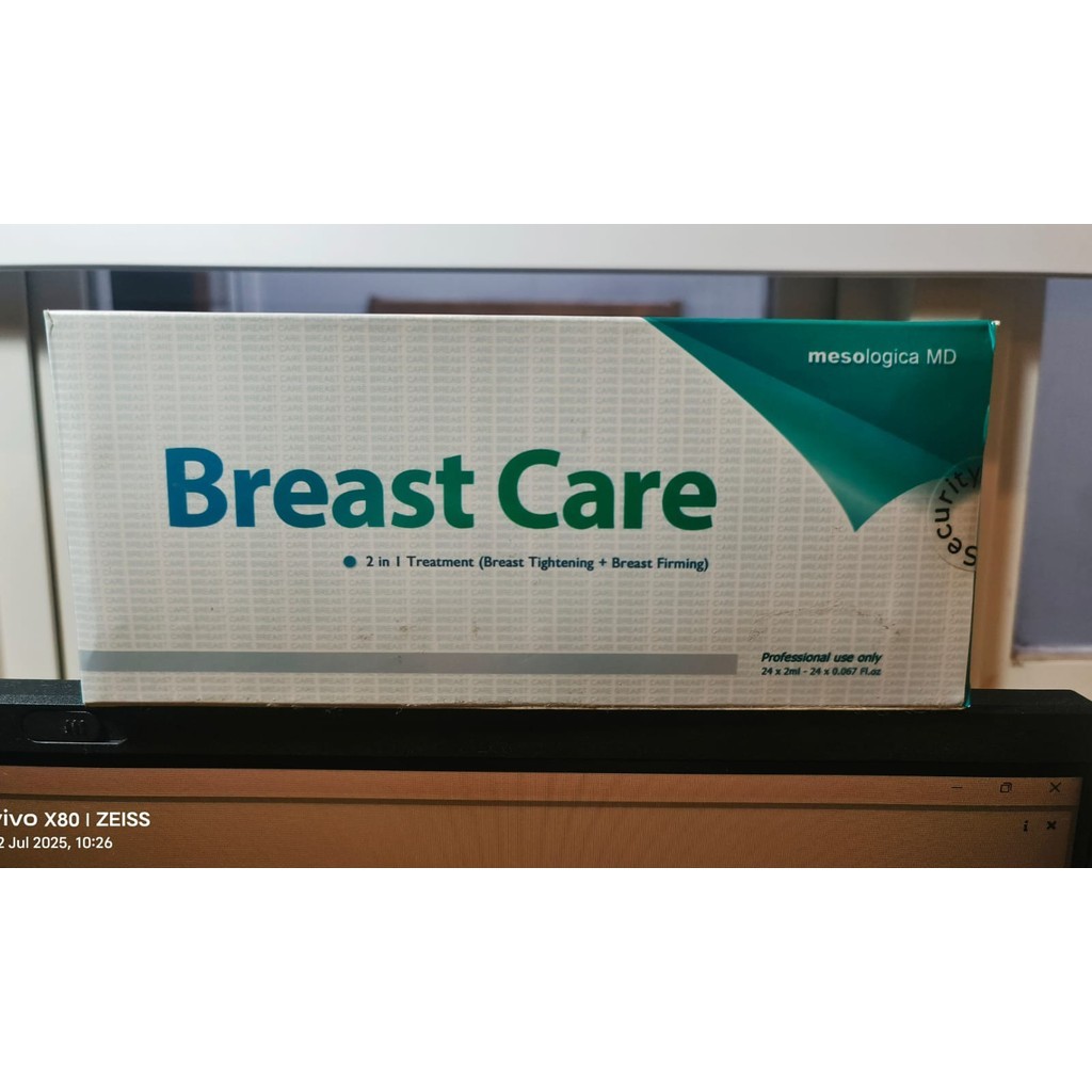 Mesologica Breast Care 2in1 (24vial) 12pcs Tightening & 12pcs Firming Ampoule (24 vial)