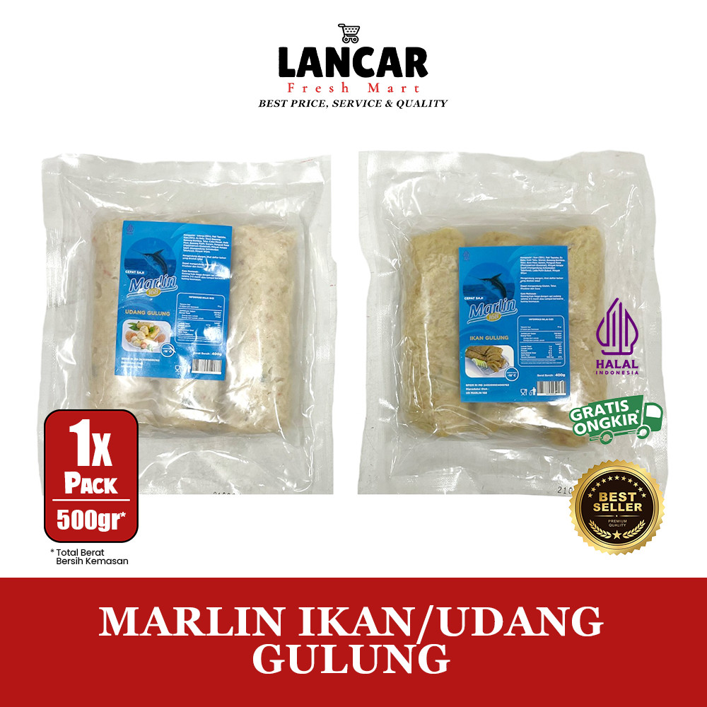 

UDANG GULUNG MARLIN 168 400GR / IKAN GULUNG MARLIN 168 400GR