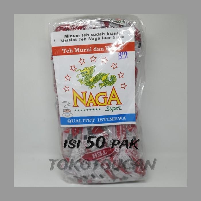 

TEH NAGA SEDUH TUBRUK ASLI MALANG 1 bal 50 pak