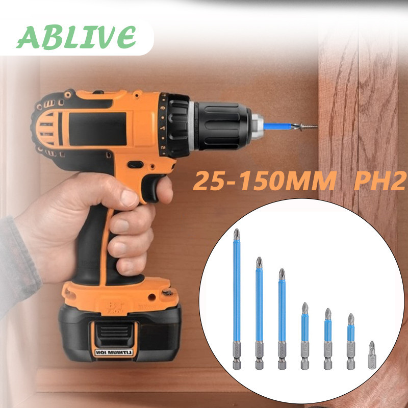 Isi 7 Mata Obeng Magnet Obeng Mata Bor Magnet Mata Obeng Magnet Baja Mata Obeng Magnet Set Mata Oben