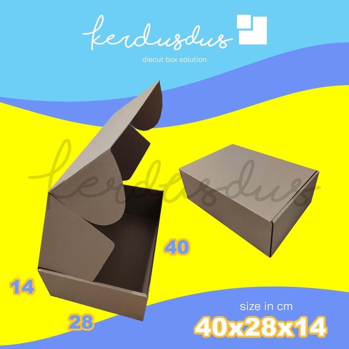 

40x28x14 cm kardus carton box diecut pizza kue packing packaging
