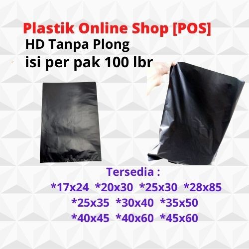 

[Min-3] [TANPA LEM] 17x24 PLASTIK ONLINE SHOP MEREK POS ( HD tanpa Plong) 17 X 24 (100lbr) Murah Berkualitas