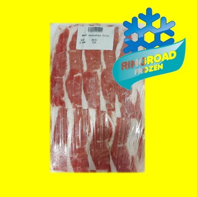 

US SHORTPLATE BEEF SLICE 500 GR - DAGING SAPI IRIS
