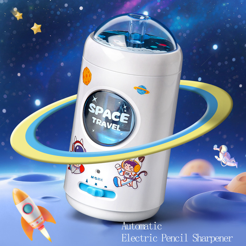 

M&G Electric Pencil Roller, Automatic Pencil Sharpener, Student Pencil (Thick and Thin Adjustable) for Students, Schools, Office