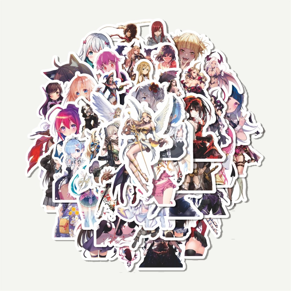 

Sticker Pack Stiker Acgn Beauty Girls Series Character Mix | Sticker TUMBLR | Stiker LAPTOP KOPER HELM