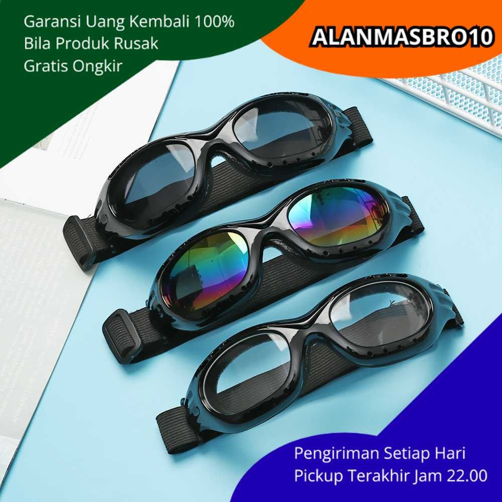 AM10 Kacamata Untuk Helm Pria Wanita Motoran Anti UV Dan Radiasi Matahari Keren Fashion Style Terbar