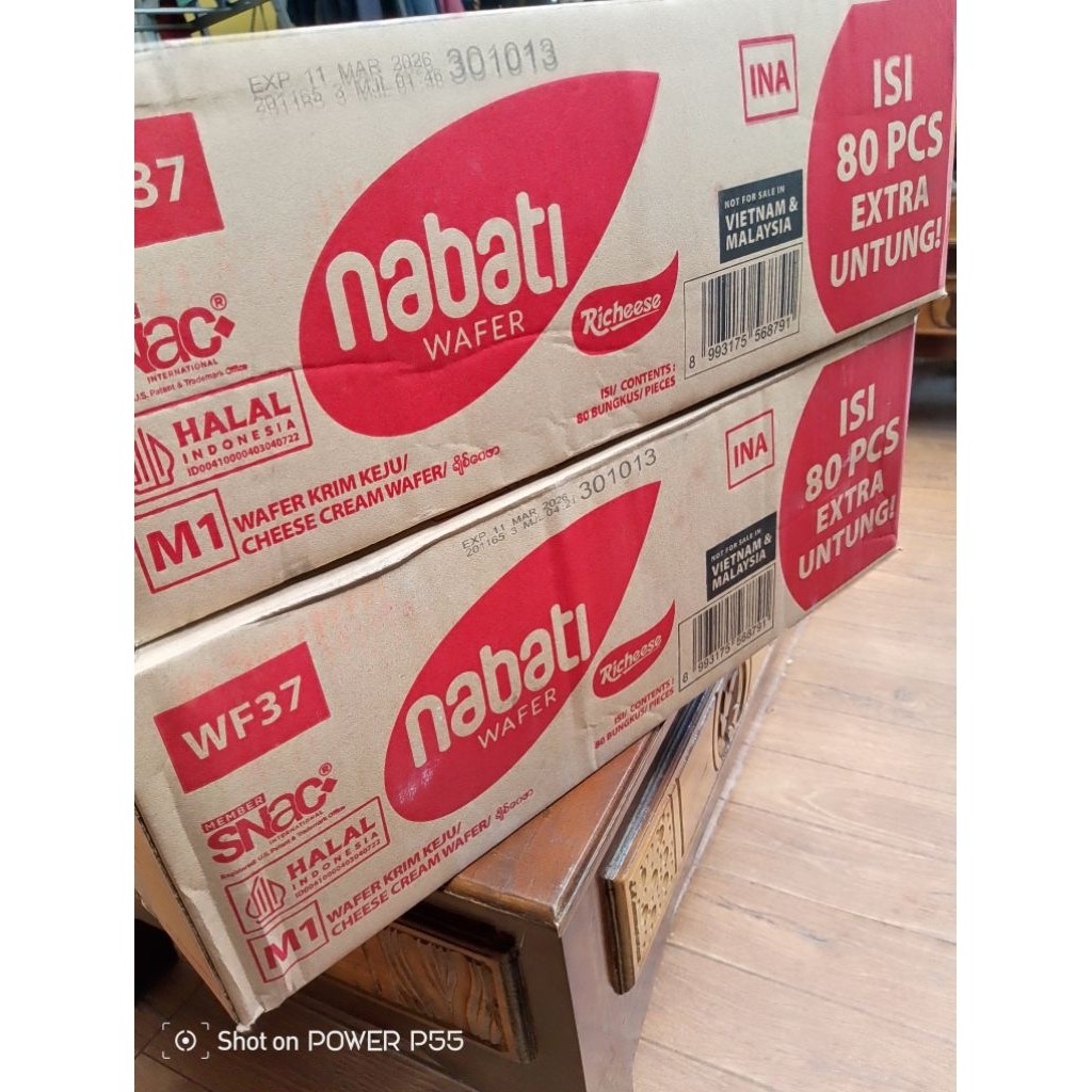 

Wafer Nabati 1 dus (isi 80 pcs)