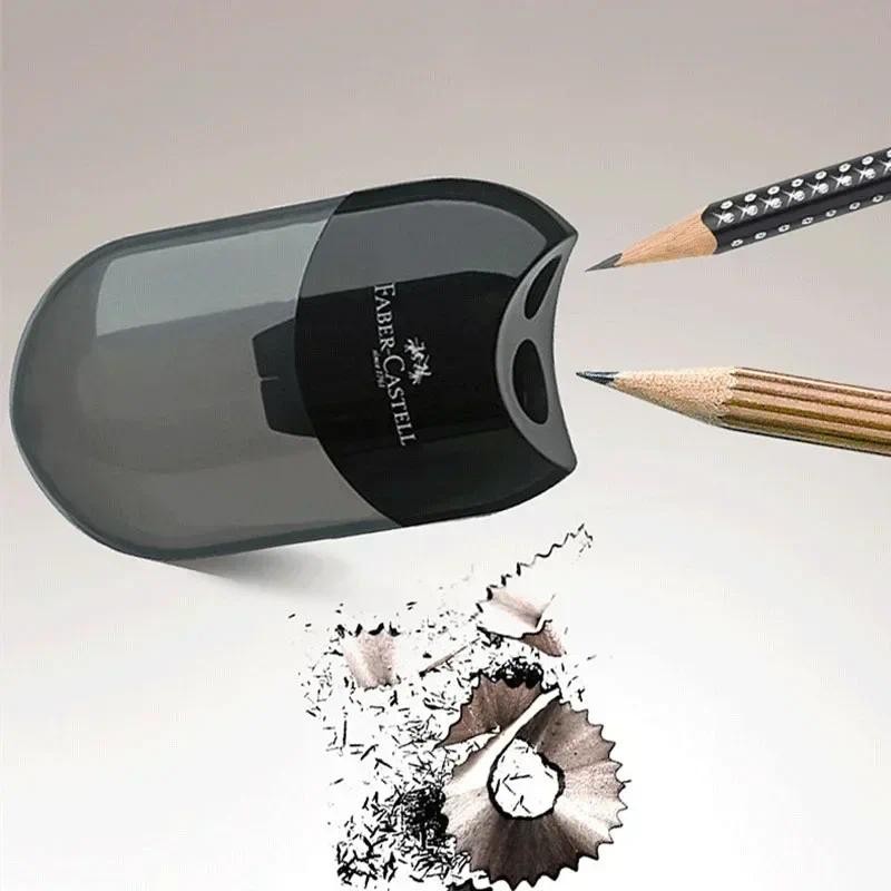 

Double Hole and One Hole Pencil Sharpener Creative Transparent Pen Knife Kid Student Cutting Stationery School Supplies