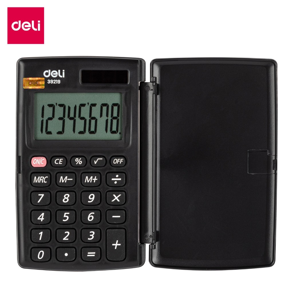

Deli 39219 Kalkulator Saku 8 Digit, Pocket Calculator Praktis dan Ringkas
