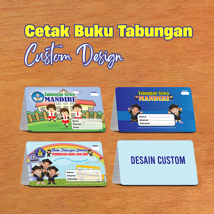 

BUKU TABUNGAN UNIK BISA CUSTOM