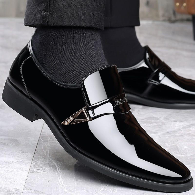 PROMO Sepatu kulit pria Korea, sepatu bisnis, sepatu kulit pria resmi, sepatu kasut biasa, sepatu pe