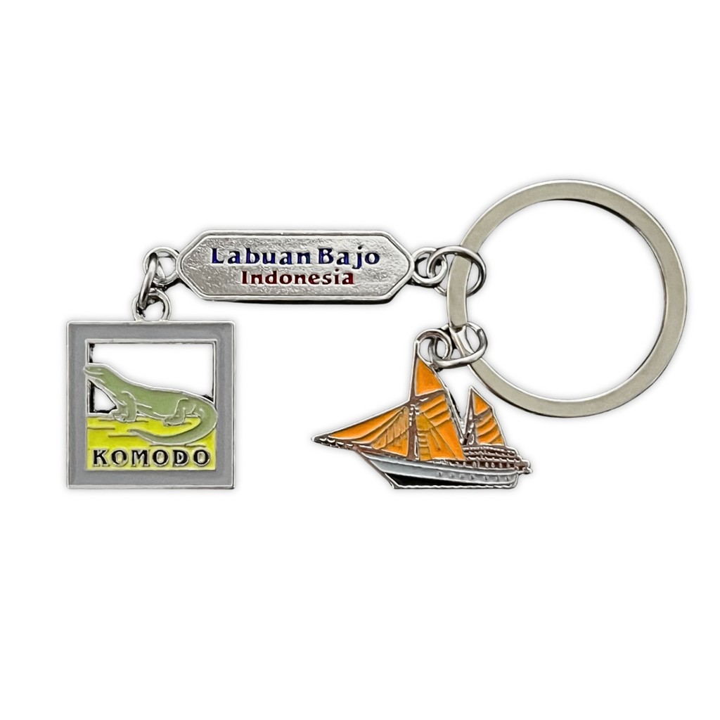 Souvenir Gantungan Kunci Labuan Bajo NTT Nusa Tenggara Timur oleh oleh Negara Indonesia