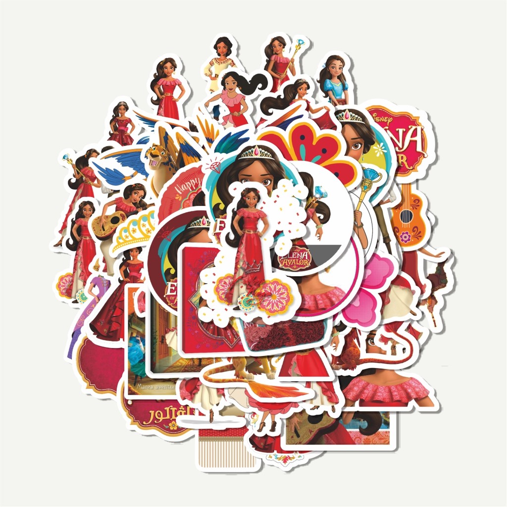 

Sticker Pack Stiker Disney Series Elena Of Avalor Character Mix | Sticker TUMBLR | Stiker LAPTOP KOPER HELM