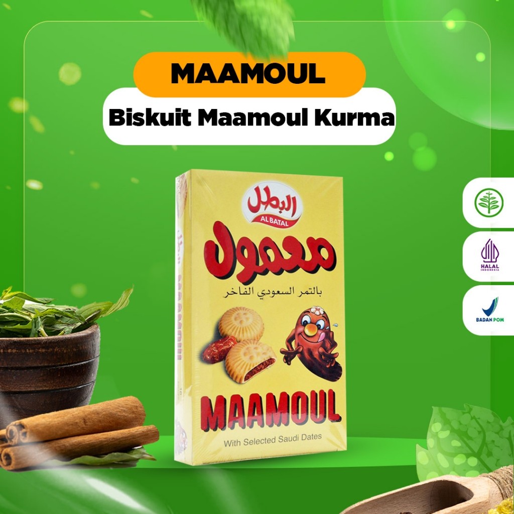 

MAAMOUL - Maamoul Biskuit Kurma 100% Original - Isi 16Pcs
