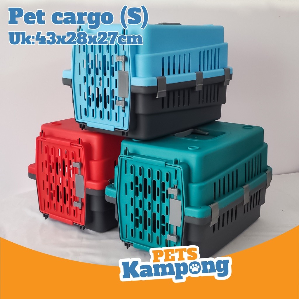 Opo Cat - Kandang Kucing Pet cargo (S) carrier tas travel hewan small untuk kucing kelinci kecil